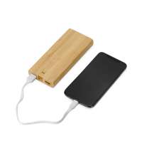 Внешний беспроводной аккумулятор из бамбука «Bamboo Air», 10000 mAh