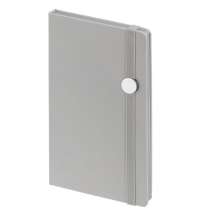 Блокнот Shall Round, серый