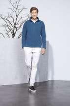 Куртка мужская NOVA MEN 200, черная с ярко-голубым