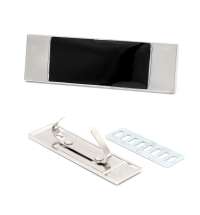 Шильд металлический, серебряно-чёрный