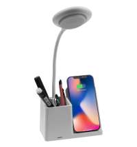 Лампа с органайзером и беспроводной зарядкой writeLight, ver. 2, белая