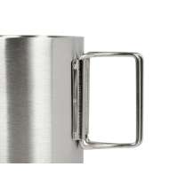 Стальная кружка со складными ручками «Kamchatka»