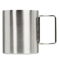 Стальная кружка со складными ручками «Kamchatka»