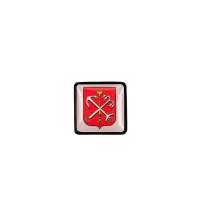 Шильдик с наклейкой «Санкт-Петербург», черный