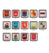 Шильдик с наклейкой «Казань», черный