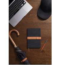 Блокнот VINGA Bosler из переработанного канваса RCS, 80 г/м&sup2;