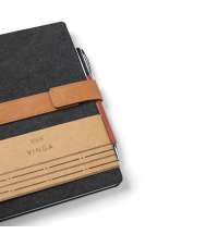 Блокнот VINGA Bosler из переработанного канваса RCS, 80 г/м&sup2;