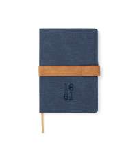 Блокнот VINGA Bosler из переработанного канваса RCS, 80 г/м²