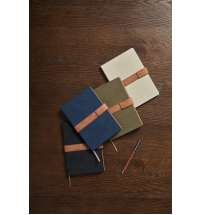 Блокнот VINGA Bosler из переработанного канваса RCS, 80 г/м²