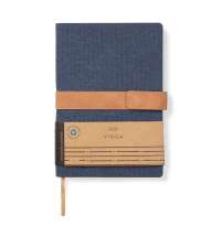 Блокнот VINGA Bosler из переработанного канваса RCS, 80 г/м²