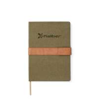 Блокнот VINGA Bosler из переработанного канваса RCS, 80 г/м²