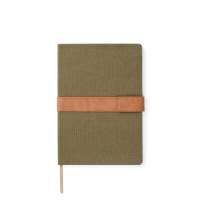 Блокнот VINGA Bosler из переработанного канваса RCS, 80 г/м&sup2;