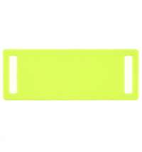 Шильдик металлический Kova, желтый неон