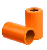 Наконечник для шнурка Tizzle, оранжевый неон