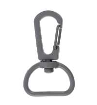 Застежка-карабин Snap Hook, M, серая