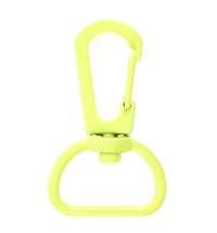 Застежка-карабин Snap Hook, M, желтый неон