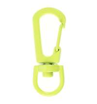 Застежка-карабин Snap Hook, S, желтый неон