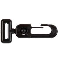 Застежка-карабин Сarabine, S, черный