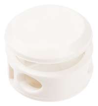 Двойной фиксатор для шнура Brоgy, белый