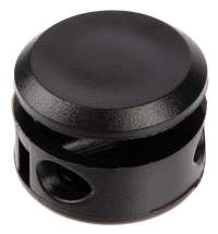 Двойной фиксатор для шнура Brоgy, черный