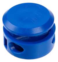 Двойной фиксатор для шнура Brоgy, синий