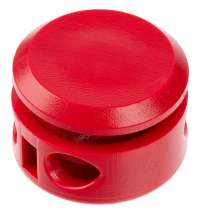 Двойной фиксатор для шнура Brоgy, красный