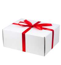 Подарочная лента для малой универсальной подарочной коробки, красная