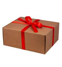 Подарочная лента для малой универсальной подарочной коробки, красная