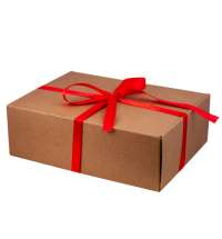 Подарочная лента для большой универсальной подарочной коробки, красная