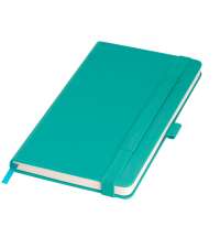 Ежедневник Alpha недатированный, бирюзовый/серый