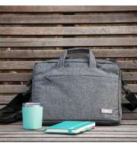 Ежедневник Alpha недатированный, бирюзовый/серый