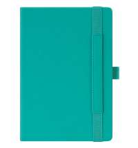 Ежедневник Alpha недатированный, бирюзовый/серый