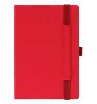 Ежедневник Alpha недатированный, красный/серый