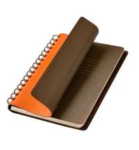 Ежедневник Vista недатированный, оранжевый/коричневый