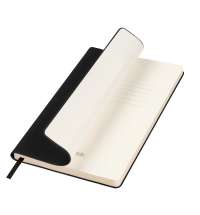 Ежедневник Spark недатированный, черный (с упаковкой, со стикерами)