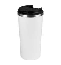 Термокружка вакуумная Palermo, белая глянцевая