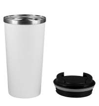 Термокружка вакуумная Palermo, белая глянцевая