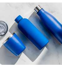 Термобутылка вакуумная герметичная Prima Ultramarine, ярко-синяя