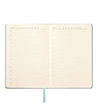 Ежедневник Stella недатированный с магнитом на обложке, бирюзовый