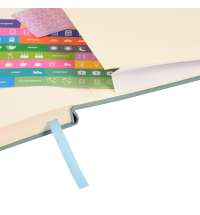 Ежедневник Stella недатированный с магнитом на обложке, бирюзовый