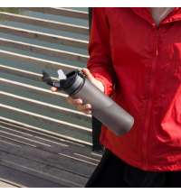 Бутылка для воды Flip, серая