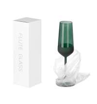 Бокал для шампанского Emerald, зеленый