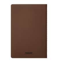 Блокнот Alpha slim, коричневый