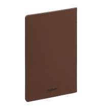 Блокнот Alpha slim, коричневый