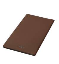 Блокнот Alpha slim, коричневый