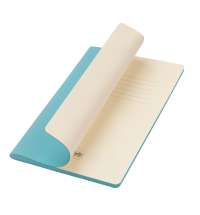 Блокнот Alpha slim, лазурный