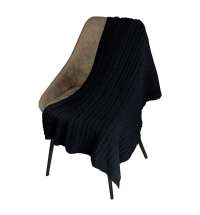 Плед Fado вязаный, темно-синий (без подарочной коробки)