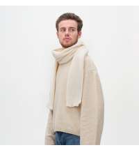 Шарф Forges вязаный, бежевый