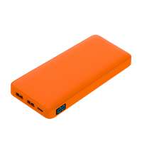 Внешний аккумулятор с подсветкой Ancor Plus 10000 mAh, оранжевый