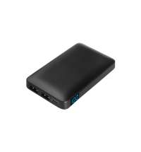 Внешний аккумулятор с цветной подсветкой Ancor Max 5000 mAh, черный
